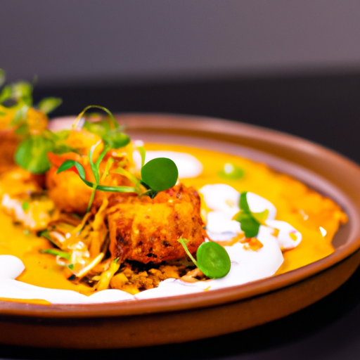 Curry de patate douce et pois chiches croustillants