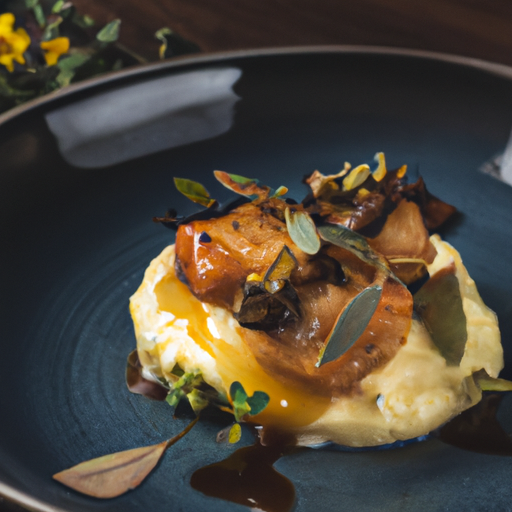 Croustillant de polenta aux champignons sauvages