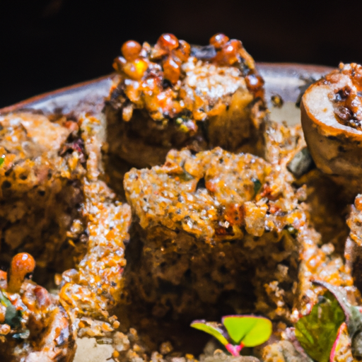 Champignons farcis au quinoa et aux noix
