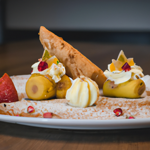 Cannoli croustillants au tiramisu à la mangue