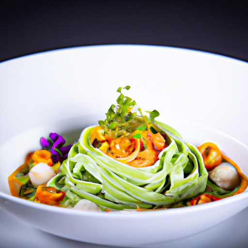Pâtes Arc-en-ciel aux Légumes du Jardin