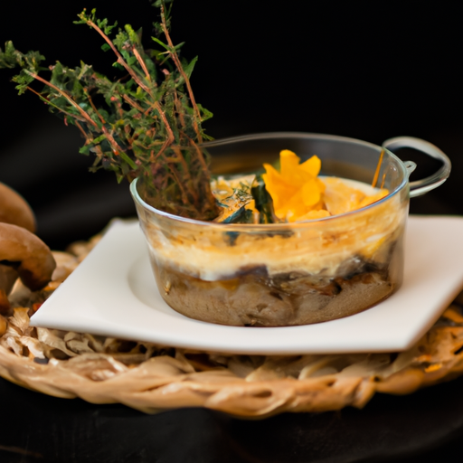 Cassolette de champignons sauvages et polenta crémeuse