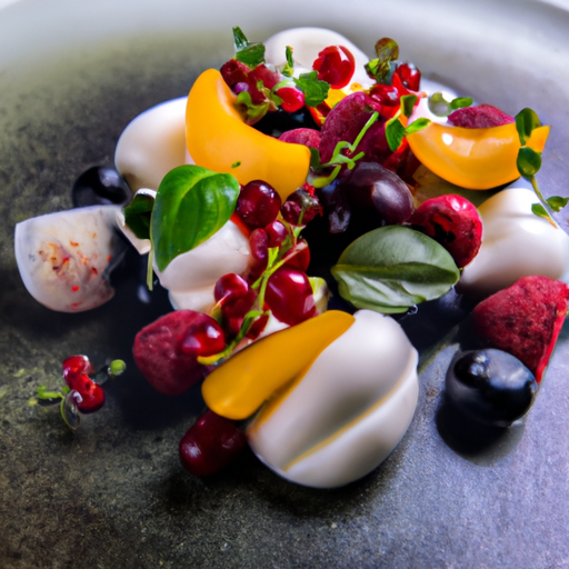 Étoile glacée au yaourt et fruits d'hiver