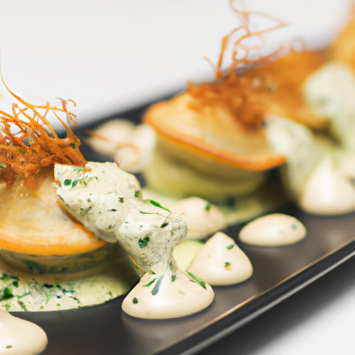 Raviolis croustillants à la patate douce et au cumin