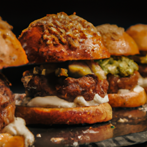 Burgers de patates douces croustillantes