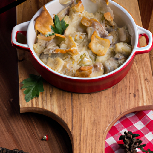 Cassolette de champignons sauvages à la crème d'ail