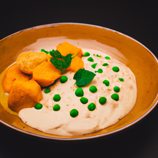 Curry de patates douces au lait de coco et pois chiches croustillants