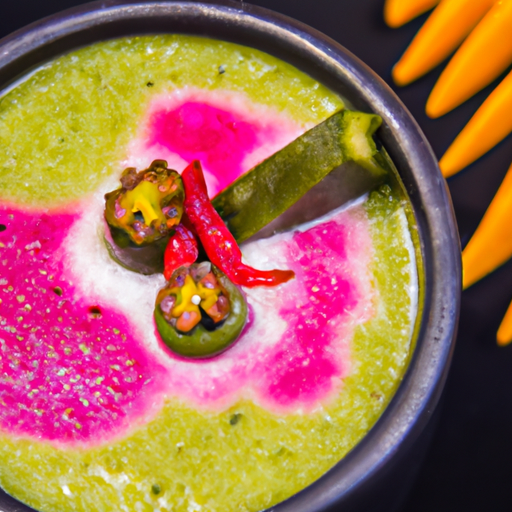 Gaspacho de pastèque rafraîchissant