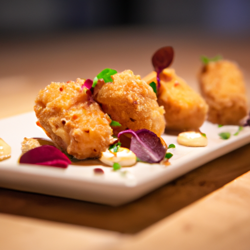 Croquettes de patates douces au fromage de chèvre et noix de pécan