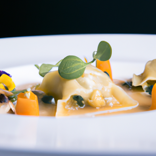 Raviolis croustillants au confit de canard