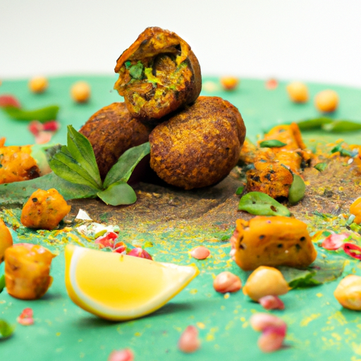 Falafels croustillants à la grenade et à la menthe