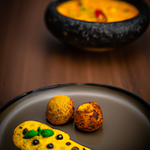 Boulettes de lentilles corail au curry et lait de coco