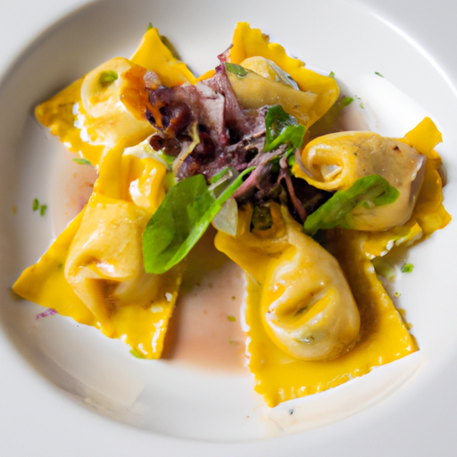 Raviolis croustillants au poulet et à la sauge