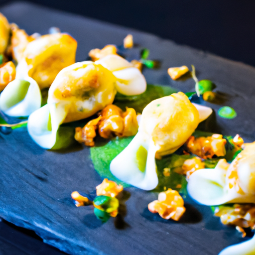 Raviolis croustillants aux crevettes et à la noix de coco