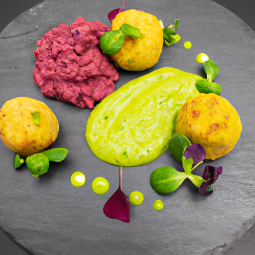 Boulettes de patate douce rôties aux herbes fraîches