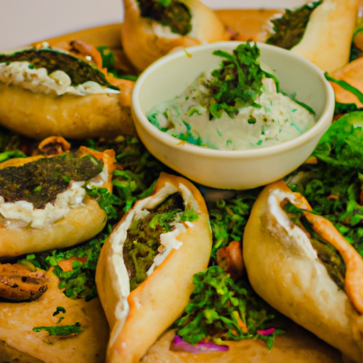 Chaussons au zaatar et au labneh