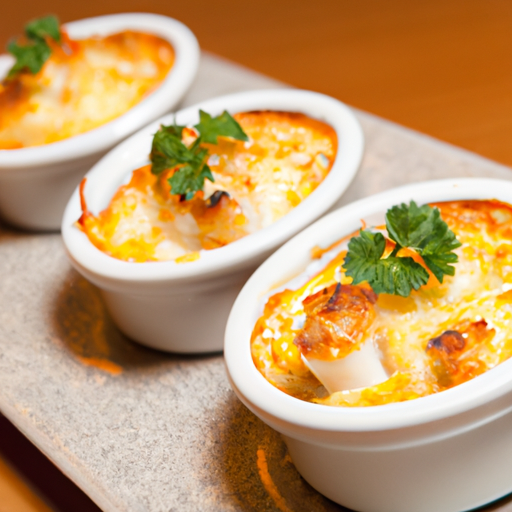 Cassolette de Saint-Jacques gratinées aux agrumes
