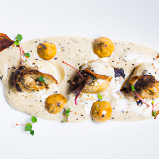 Raviolis croustillants aux champignons sauvages