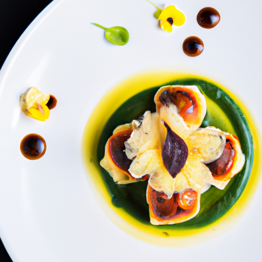 Raviolis croustillants au canard laqué et à la mangue