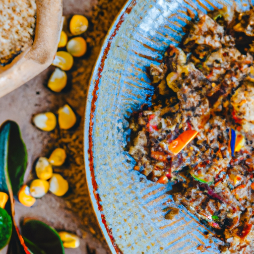 Cassolette de quinoa aux légumes croquants et crumble de noisettes