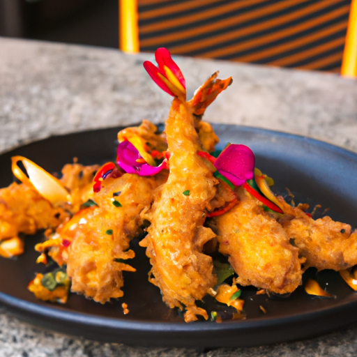 Crevettes croustillantes à la noix de coco et sauce pimentée