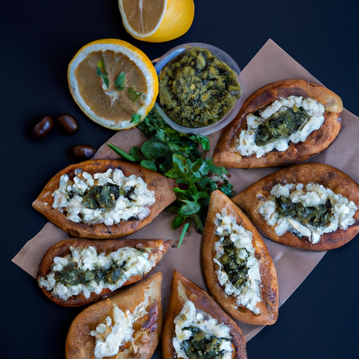 Chaussons libanais au zaatar et feta