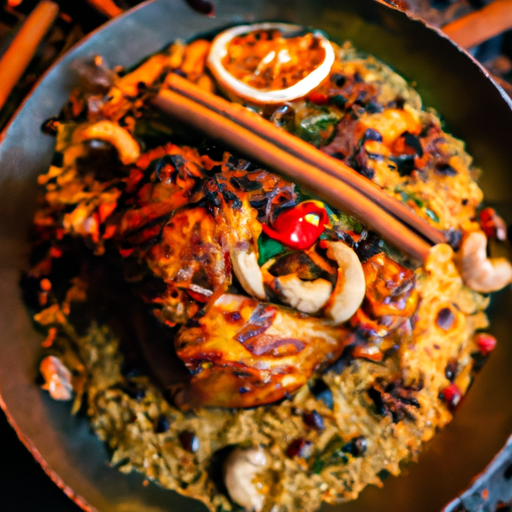 Biryani de lotte aux épices indiennes