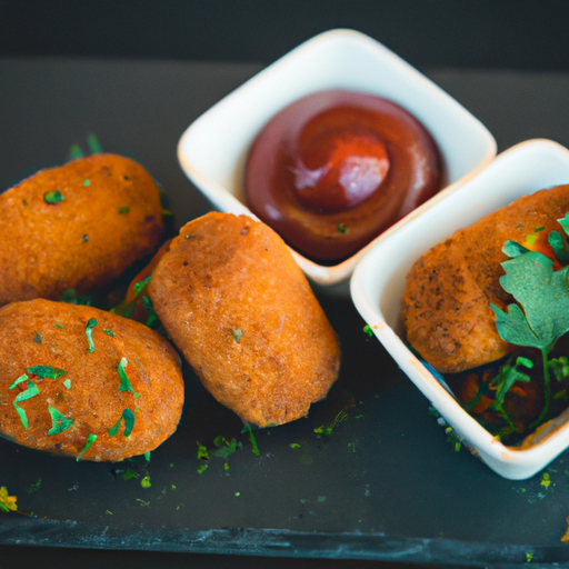 Croquettes croustillantes de patate douce et chorizo