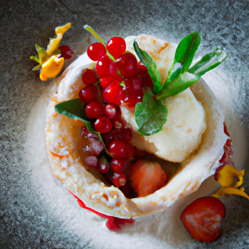 Soufflé glacé à la fraise des bois
