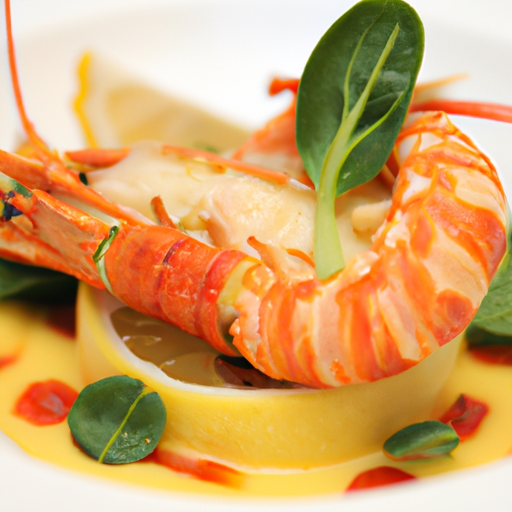 Cassolette de langoustines en croûte d'agrumes
