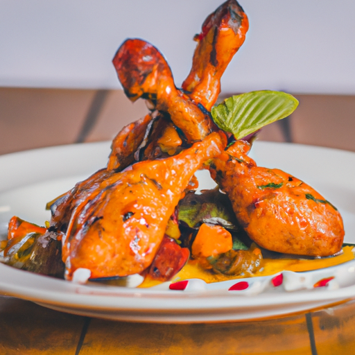 Poulet tandoori aux fruits secs et au miel