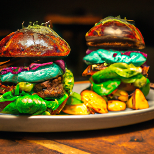Burgers de patate douce au guacamole épicé