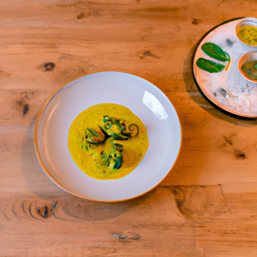 Boulettes de poulet au curry vert et lait de coco