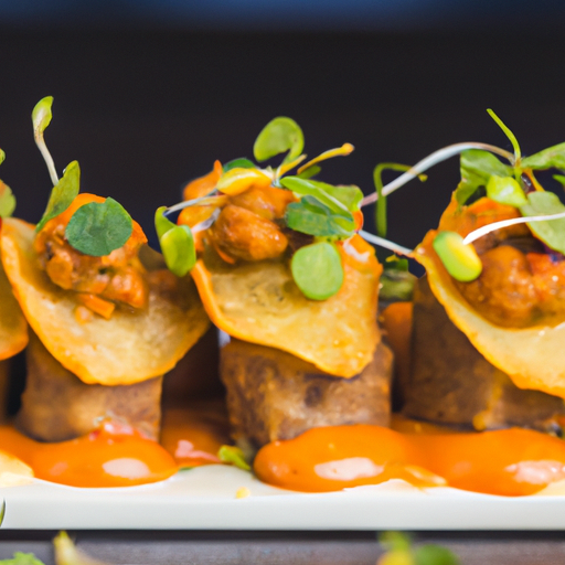 Bouchées croustillantes de patate douce au chorizo