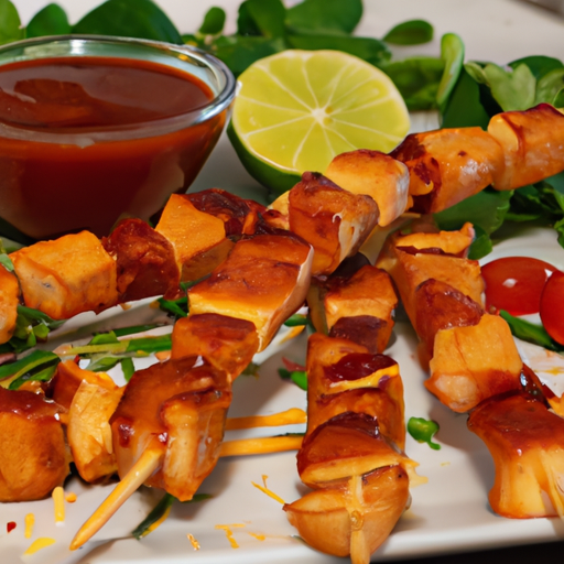Brochettes de poulet croustillant au citron et romarin