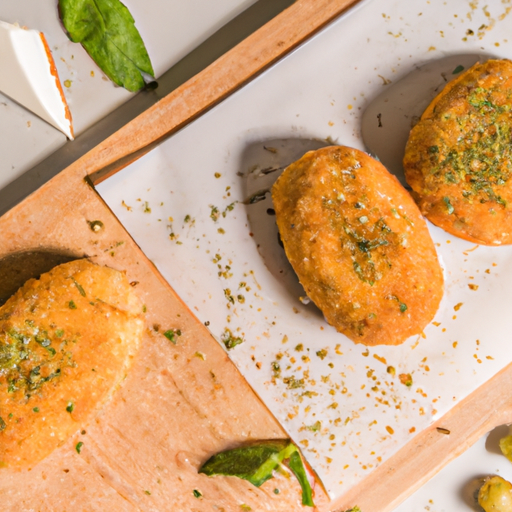 Chaussons croustillants au zaatar et fromage Halloumi