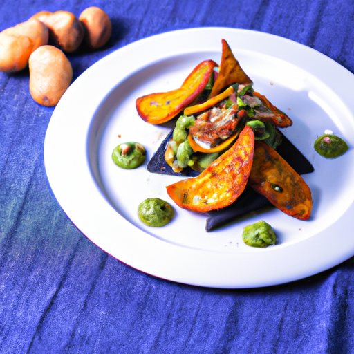 Tacos de patates douces croustillantes aux haricots noirs
