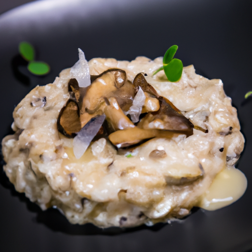 Risotto aux champignons sauvages et truffe