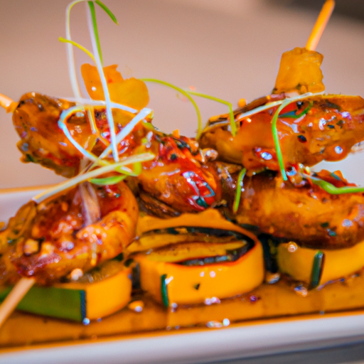 Brochettes de poulet croustillant aux noisettes