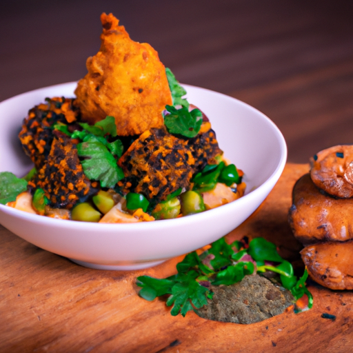 Boulettes de lentilles et pois chiches aux épices orientales