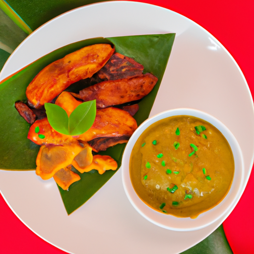 Curry de bananes plantains croustillantes