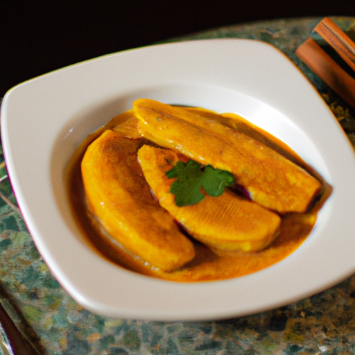 Curry de bananes plantain aux épices indiennes