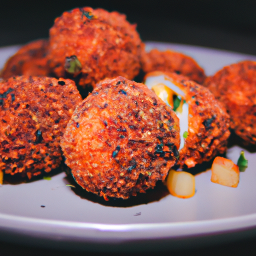 Boulettes croustillantes de patate douce et haricots noirs
