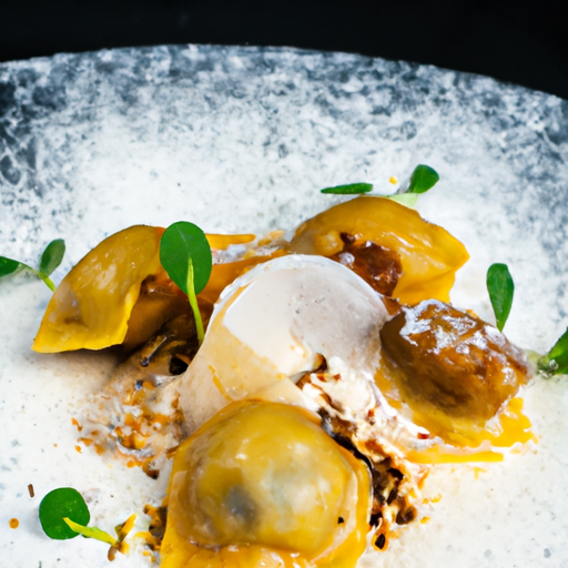 Raviolis frits croustillants aux champignons sauvages