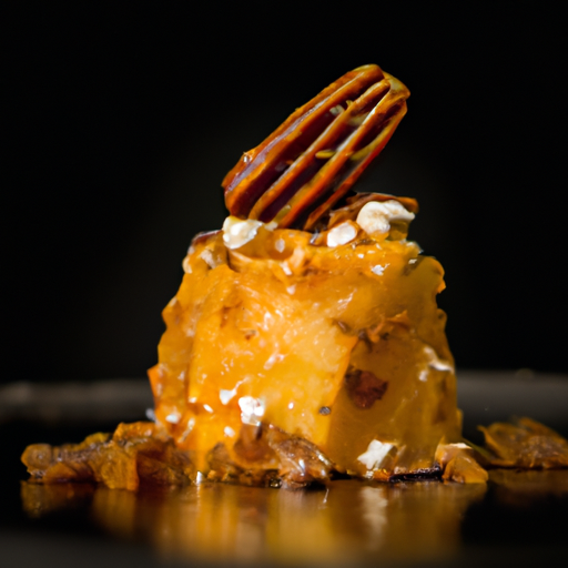 Gâteau de patate douce aux noix de pécan caramélisées