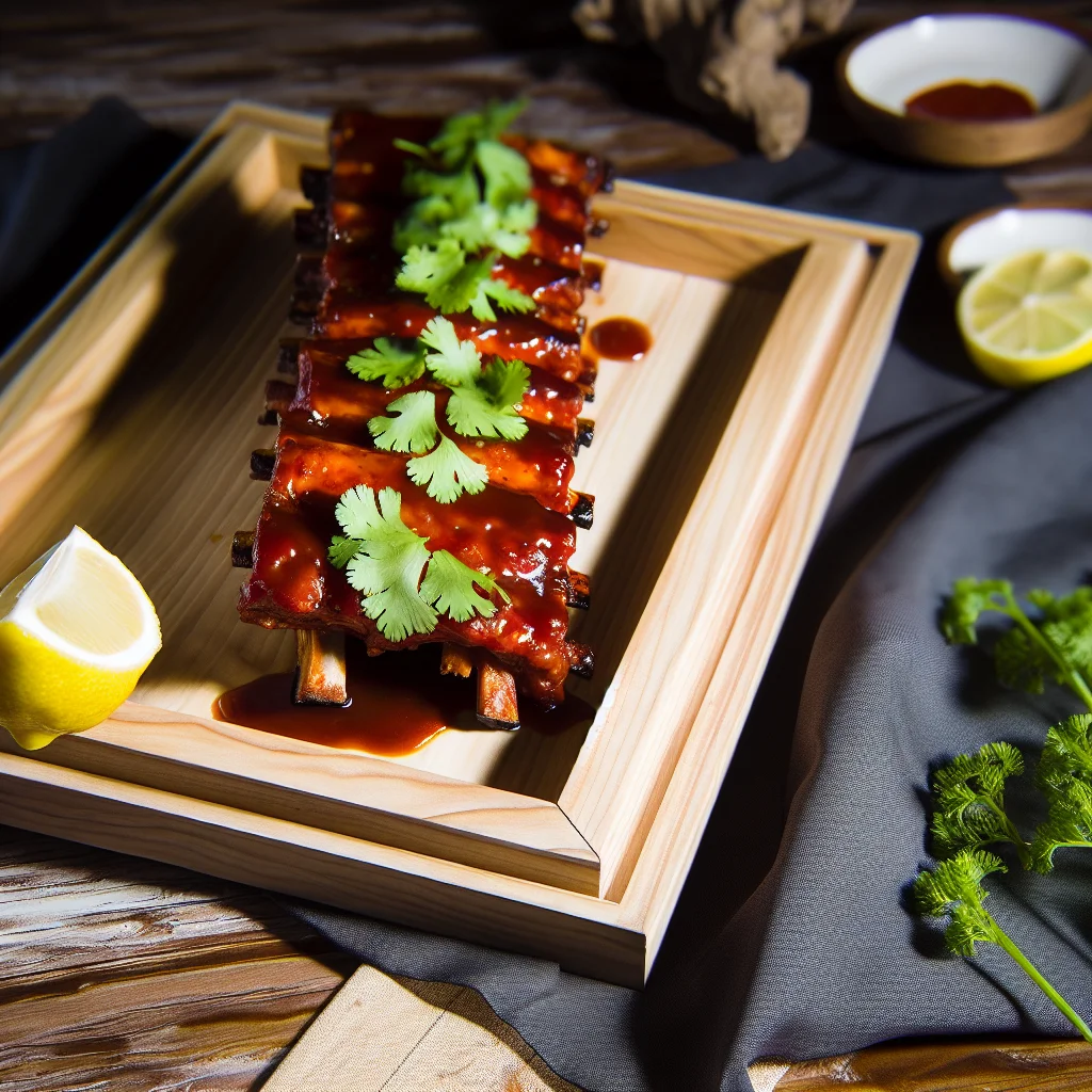Ribs de Porc Caramélisées au BBQ avec Marinade Épicée