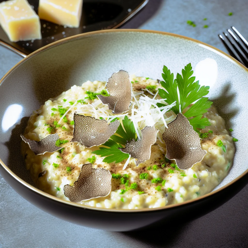 Risotto à la truffe et parmesan