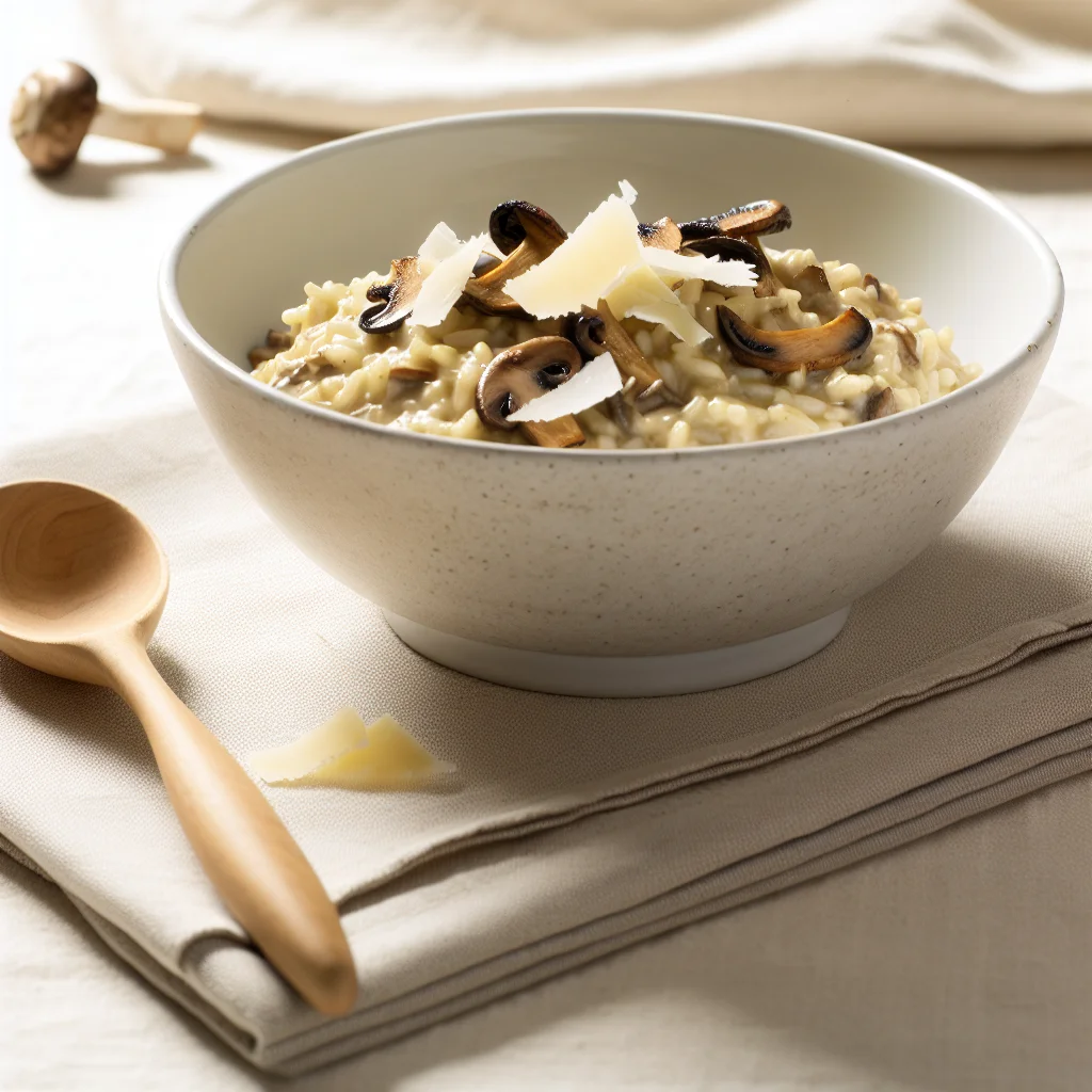 Risotto aux Champignons et Parmesan