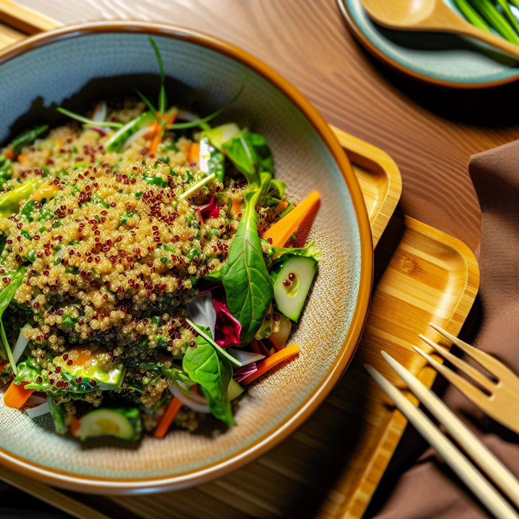 Salade Arc-en-Ciel au Quinoa et Avoine