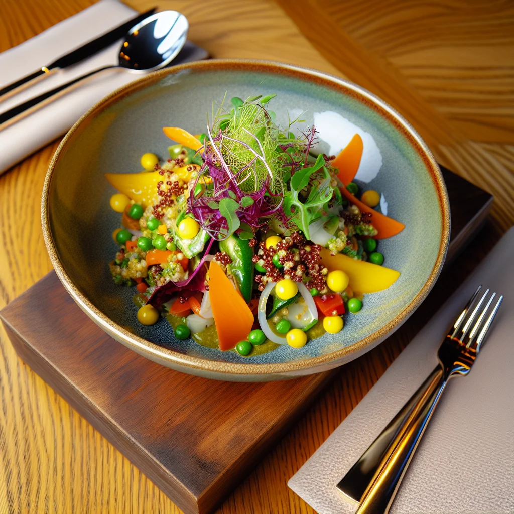 Salade Arc-en-Ciel aux Quinoa et Vinaigrette Citronnée